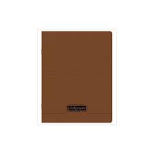 Cahier Piqué Séyès Polypro 17 x 22  96 P 90G Marron