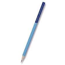 Crayon Faber Castell Grip Bleu Clair-Bleu -