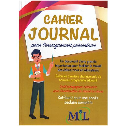 cahier de journal pour l'enseignement préscolaire