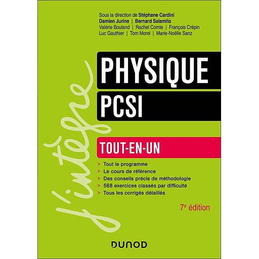 CAMPUS Physique Tout-en-un PCSI