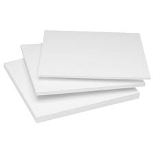 Carton Plume - 50 x 70 cm - Blanc - 5 mm