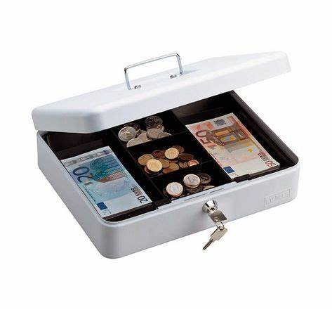 Caisse à Monnaie Blanche 12 Emplacements