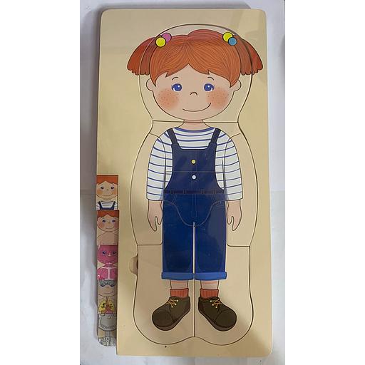 Jeux éducatif : Puzzel en bois (Corps humain)