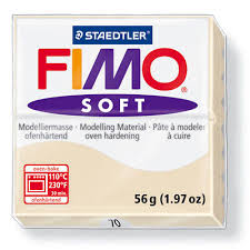 Pâte polymère Fimo Soft 57 G - Sahara