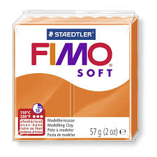 Pâte polymère Fimo Soft 57 G - Caramel