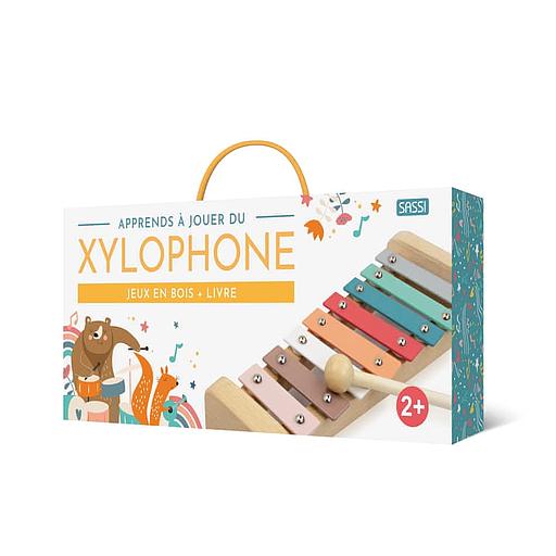 Apprends à jouer du xylophone - Jeux en bois + livre
