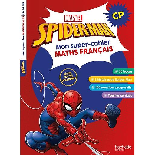 Mon super-cahier maths français Marvel Spider-Man CP - CP