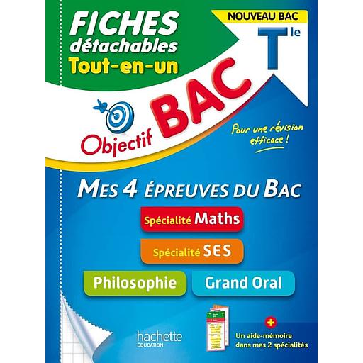 Mes 4 épreuves du Bac Tle - Tout-en-un