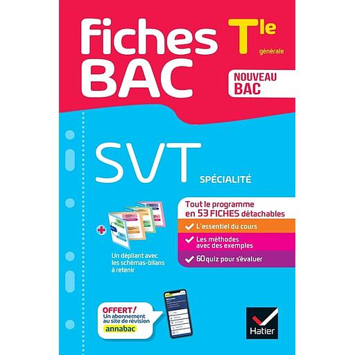 SVT spécialité Tle