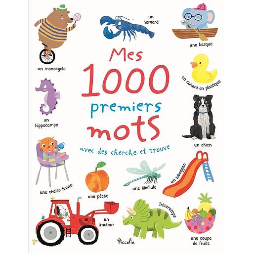 Mes 1000 premiers mots avec des cherche et trouve