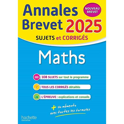 Maths 3e Annales Brevet - Nouveau brevet