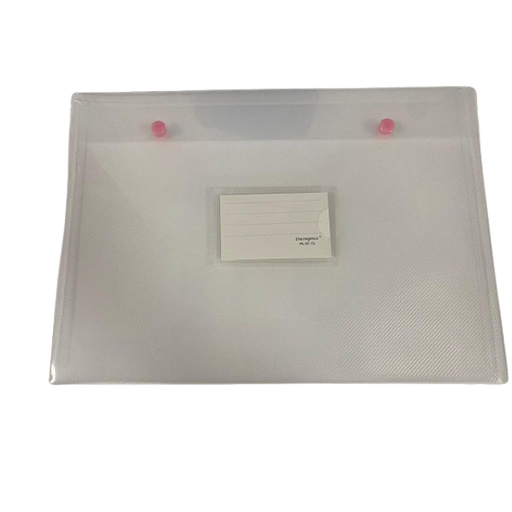 Porte Document A4 en Plastique Double Bouton