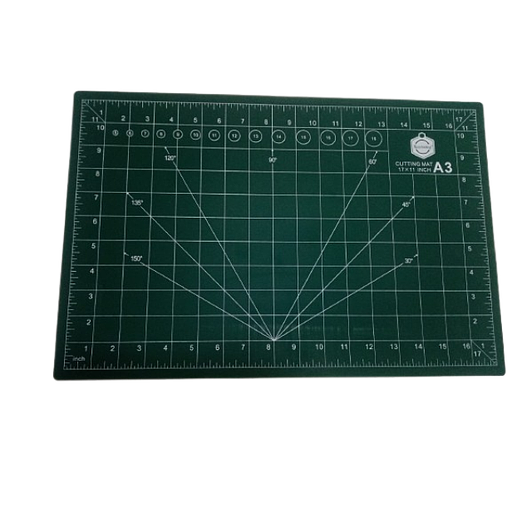 Tapis de découpe en PVC de lignes de grille A3