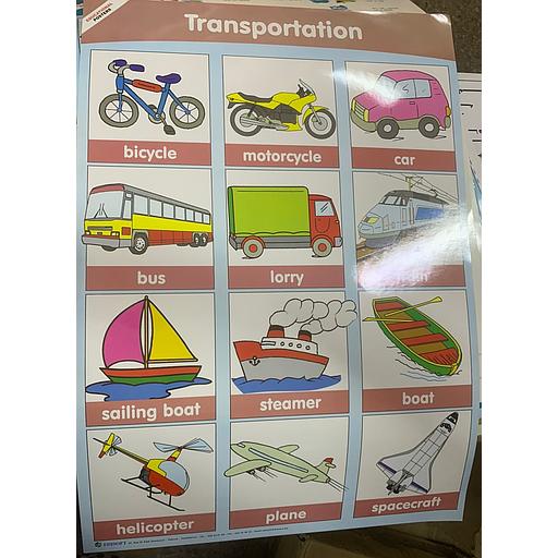 poster éducatif Transportation