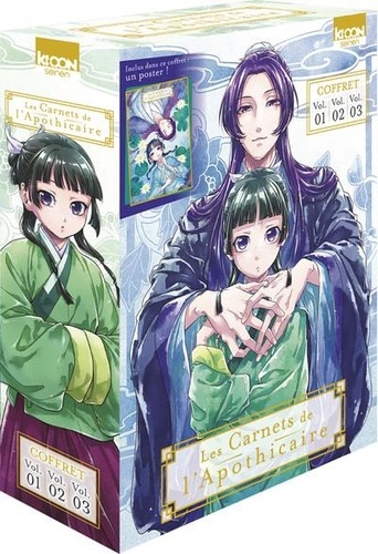 Les Carnets de l'Apothicaire - Coffret en 3 volumes : tomes 1 à 3 - Avec un poster