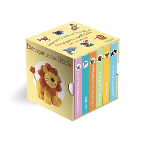 Ma petite bibliothèque Les animaux - 6 volumes : Les petits des animaux ; La mer ; Les animaux sauvages ; Les petites bêtes ; La ferme ; Les petits chats