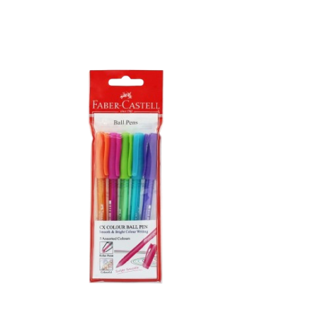 Pochette de 6 Stylo à bille Tri-Flow Couleurs