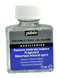 Essence minérale inodore peinture à l'huile - Pébéo