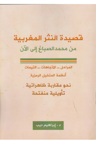 قصيدة النثر المغربية من محمد الصباغ إلى الآن
