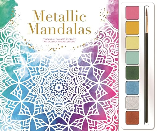 METALLIC MANDALAS MIND SPA WATERCOLOURS