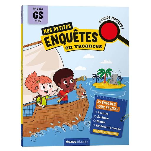 Enquêtes en vacances GS au CP - Avec une loupe magique