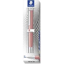 Stylo bille rétractable triplus M Rose