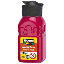 Peinture Acrylique 100Grs Rouge