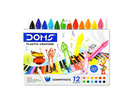 Crayons en plastique Doms Dommymate 12 teintes