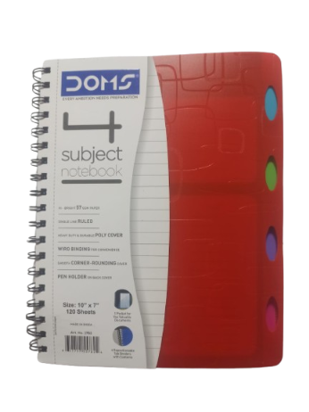 Registre 4 Sujet 120 Feuille 25*17Cm