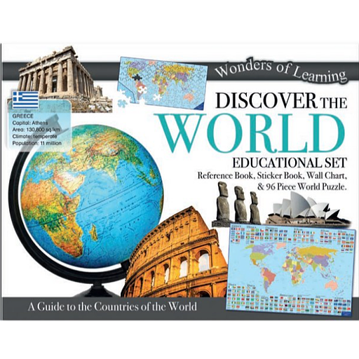 COFFRET WONDERS OF LEARNING - DISCOVER THE WORLD