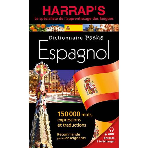 Dictionnaire poche Harrap's espagnol - Espagnol-Français / Français-Espagnol