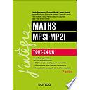 Campus Maths Mpsi-mp2i Tout-en-un - 7e Éd. (tout-en-un)