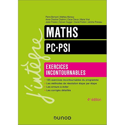 Maths PC-PSI - Exercices incontournables