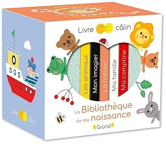 La bibliothèque de ma naissance - Coffret en 5 volumes : Les animaux ; Mon imagier ; La nature ; Ma famille ; Ma comptine -