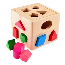 13 Holes Intelligence Box Kids Wooden