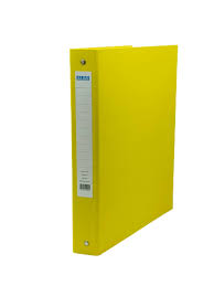 Classeur 4 Anneaux 4CM Algo Jaune