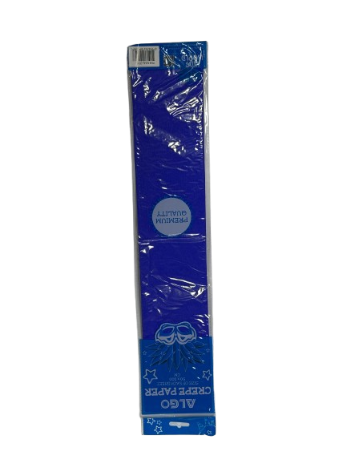 Papier Crépon Bleu 50*200Cm