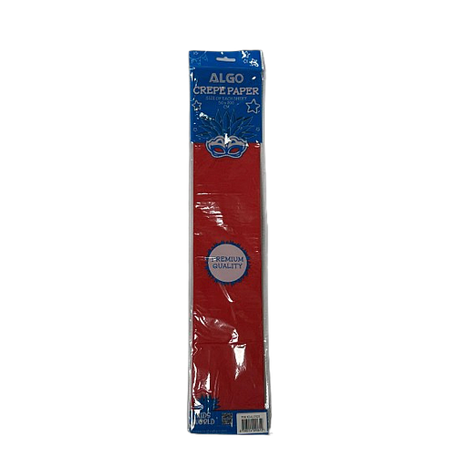 Papier Crépon Rouge 50*200Cm