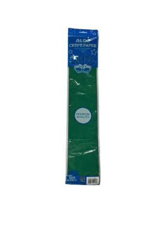 Papier Crépon Vert 50*200Cm