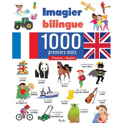 Imagier bilingue 1000 premiers mots (Français / Anglais)
