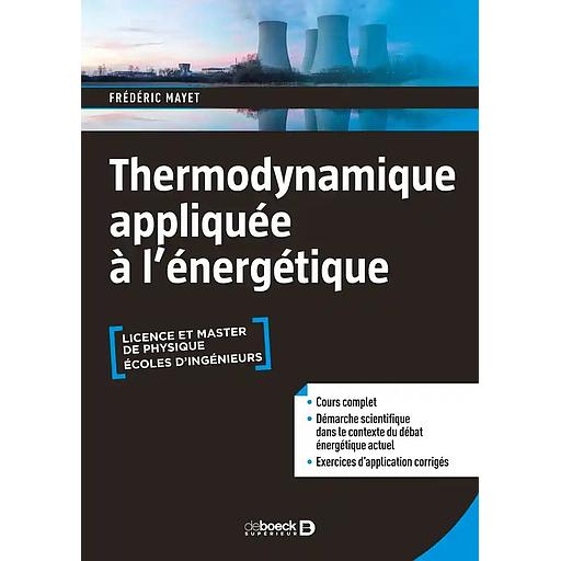 Thermodynamique appliquée à l’énergétique
