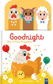 Goodnight My 3 Play Puppets - Farm Friends