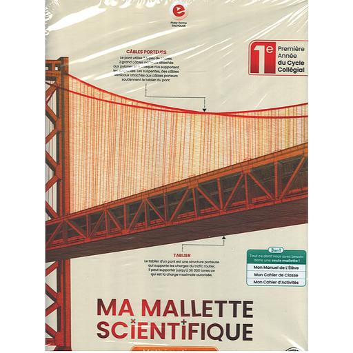 Ma Malette Scientifique 1AC Mathématiques (Le Manuel+Le Cahier de classe+Le Cahier d'activités)
