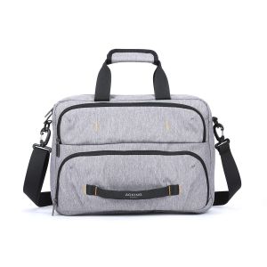 Mallette d'Ordinateur Élégante et Fonctionnelle Gris
