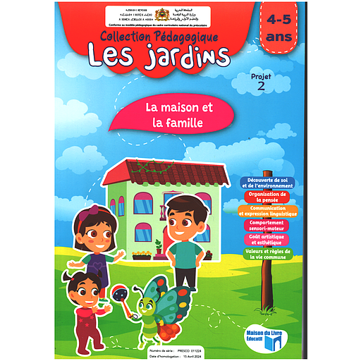 Collection pédagogiques les jardins MS 4/5  - Projet 2 : La maison et la famille