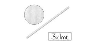 Rouleau de papier kraft 1 X 3m Blanc