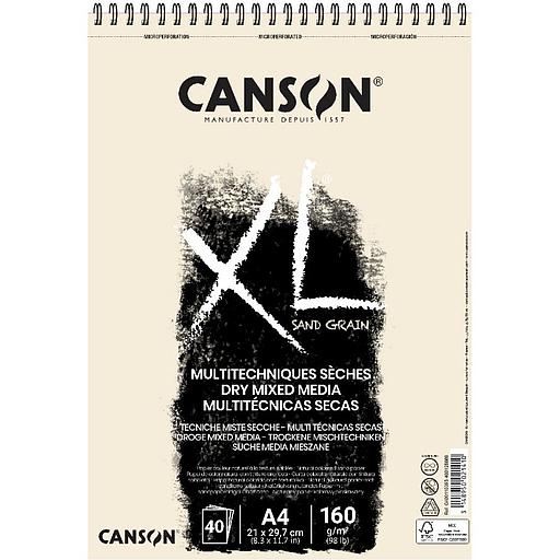 CANSON XL MULTITECHNIQUES SECHES 160G A4 40F
