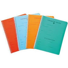 Cahier de Texte Séyès Calligraphe 17x22 Spirale 124p