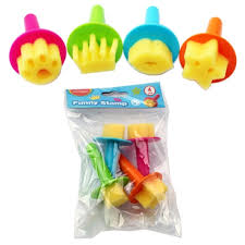 Tampon en Mousse 4 formes Keyroad - Dessin facile