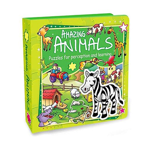 Amazing Animals Puzzle Board Book